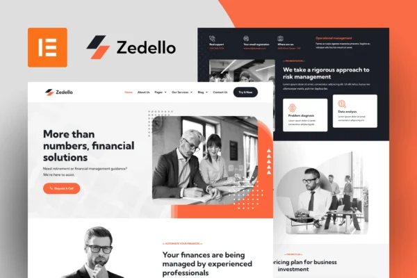 Zedello - Kit de modelos para consultores e finanças Business