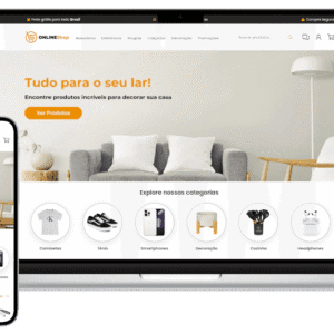 Site Pronto para Loja e Catálogo de Produtos
